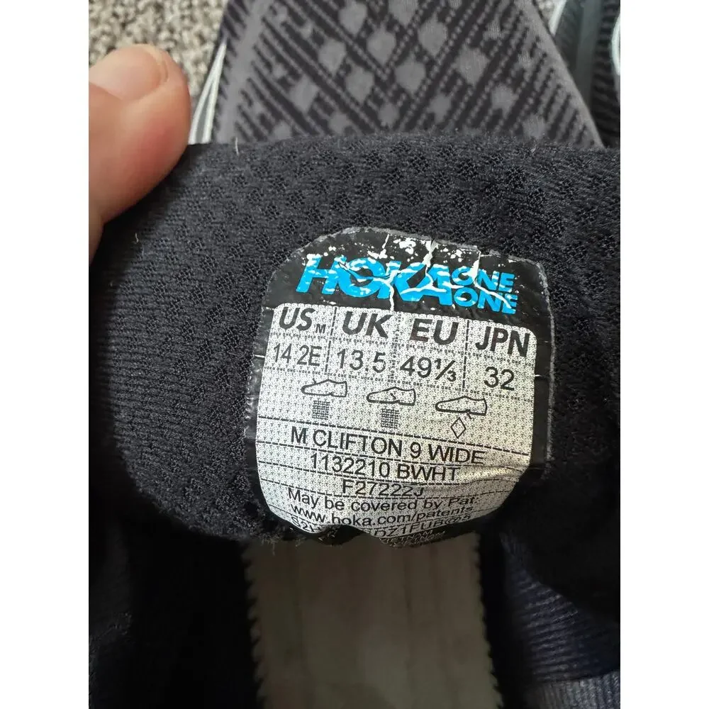 Hoka Clifton 9 men's size 14 wide